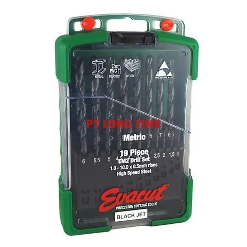 Evacut Jobber Drill Bits Set 1.0MM  10MM